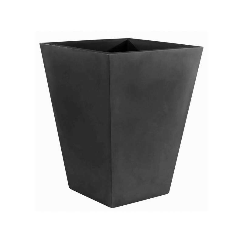 Pot cône carré haut CONO 14 x 14 x 28 cm de VONDOM