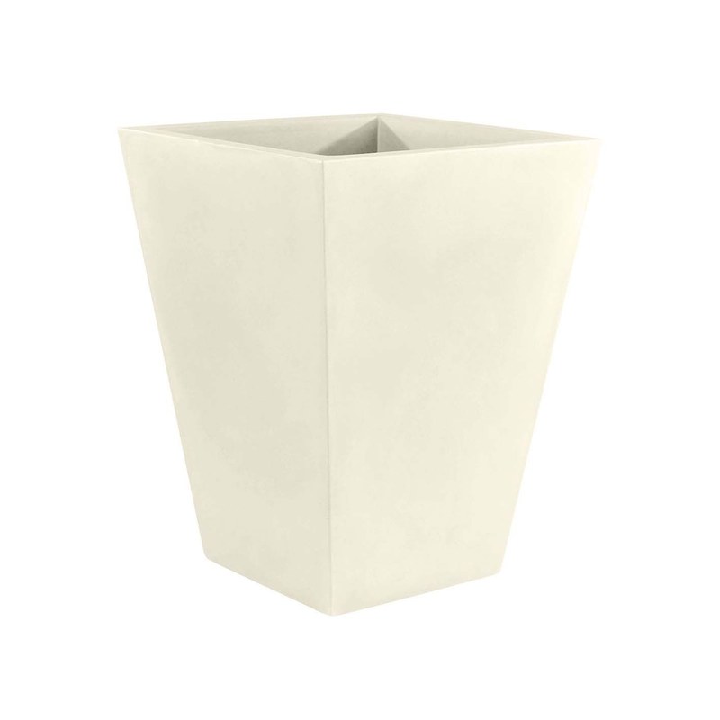 Pot cône carré haut CONO 18 x 18 x 36 cm de VONDOM