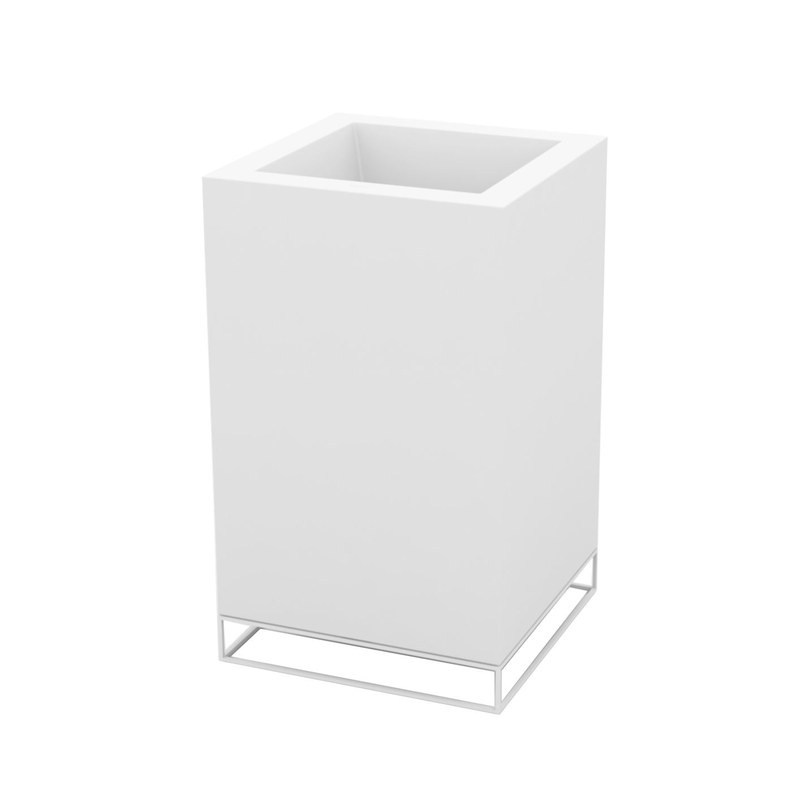 Pot cube haut VELA 60 x 60 x 100 cm de VONDOM