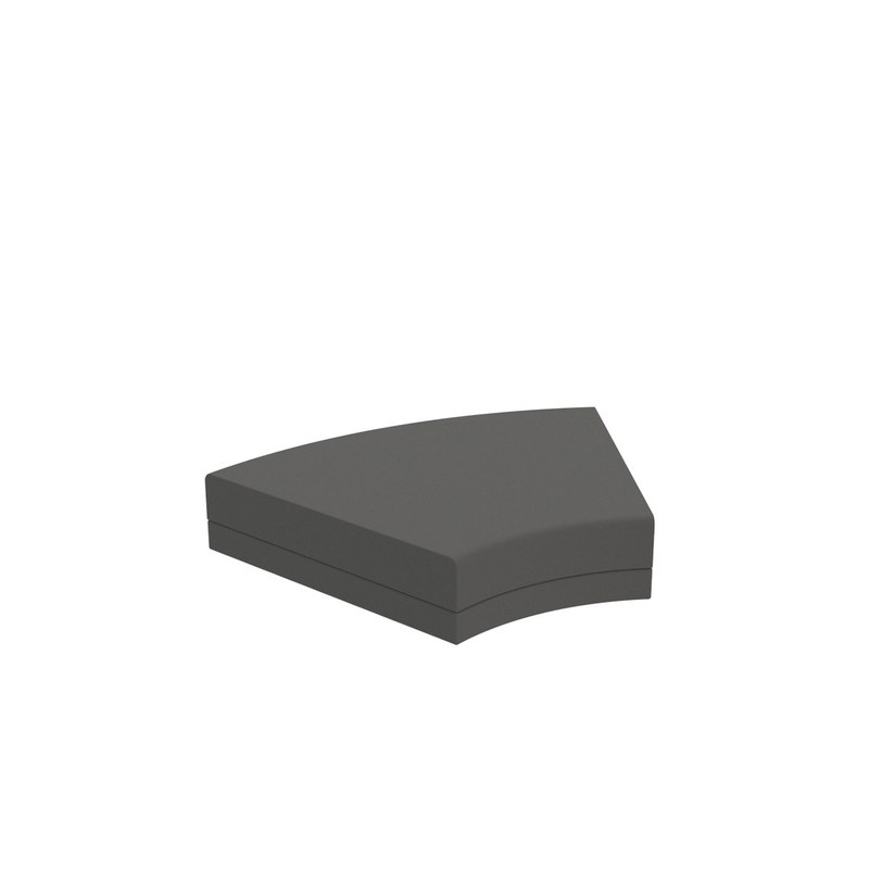 Pouf arrondi 45° PIXEL - anthracite 2006