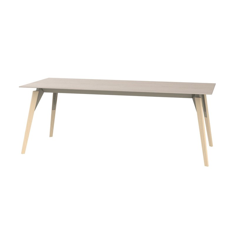 Table FAZ WOOD 200 x 90 cm - ecru
